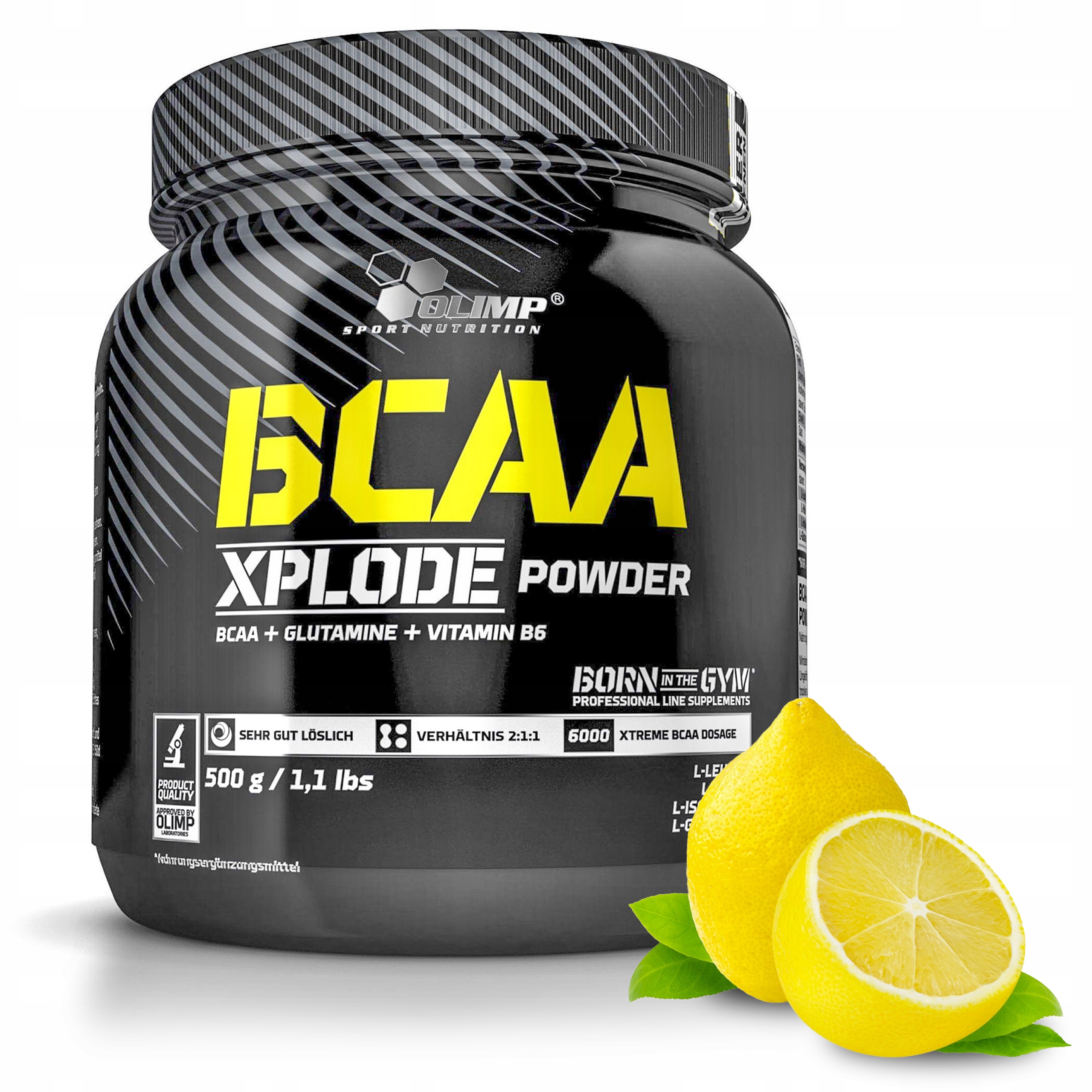 Aminokyseliny Olimp Bcaa Xplode 500 g Leucin Glutamin Citron Regenerace