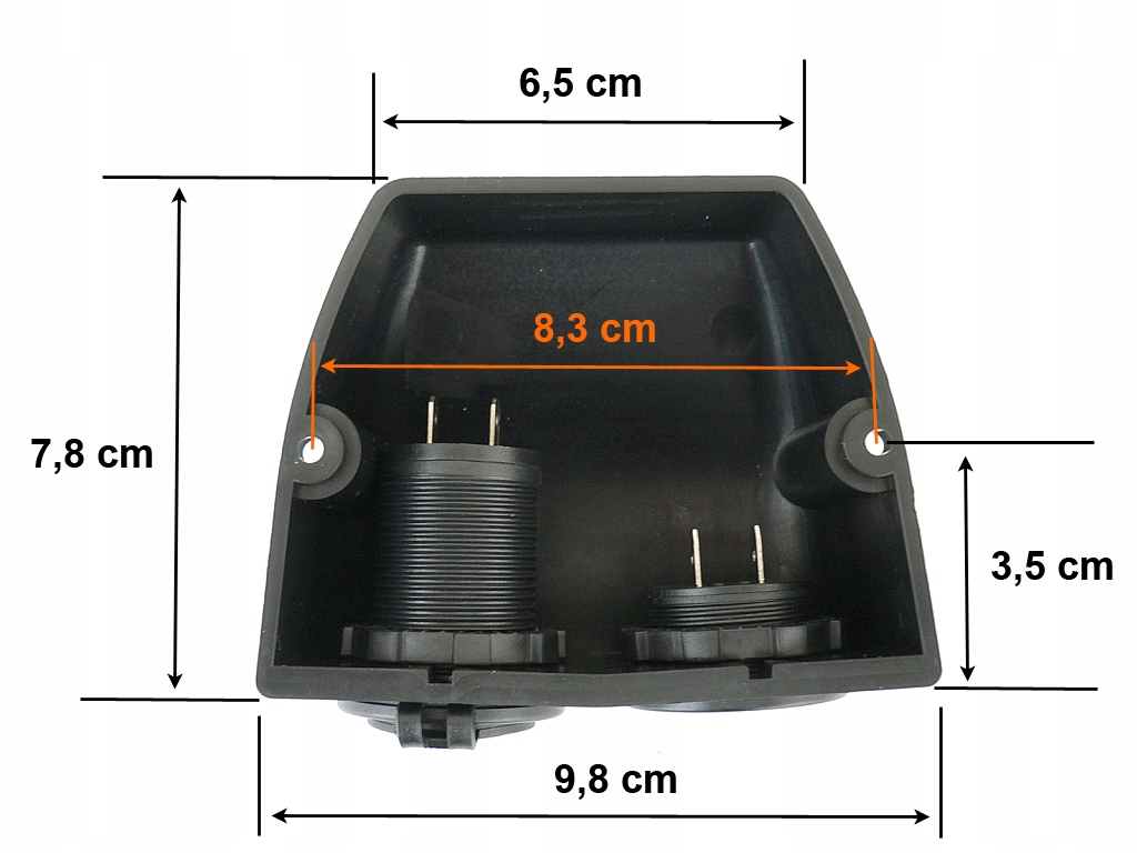 ЗАРЯДНОЕ УСТРОЙСТВО 2X USB 5V 3,1A ТЕСТЕР ВОЛЬТМЕТР 12V 24V фото 8