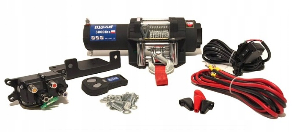 WYCIĄGARKA HUSAR WINCH BST S 3000 ATV Quad UTV 12V