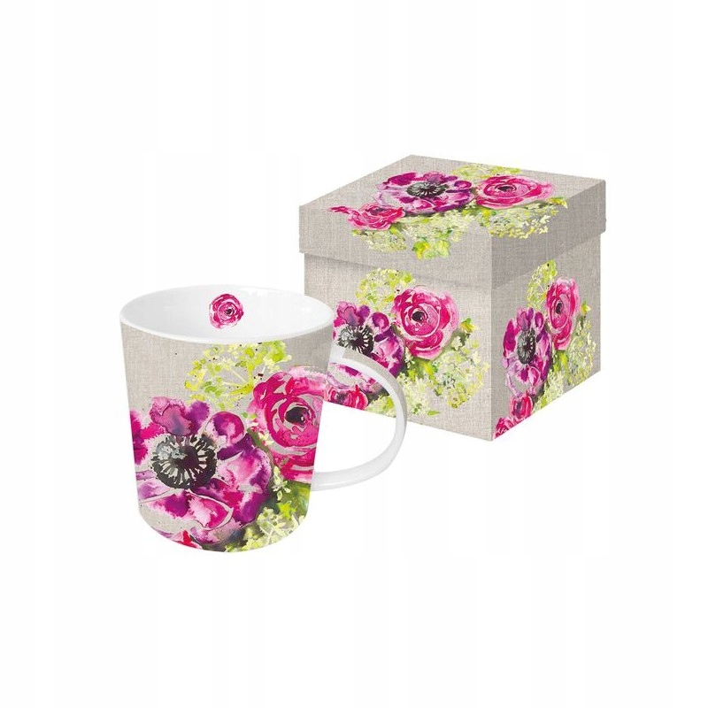 Kubek porcelanowy pudełko ozdobne 350 ml