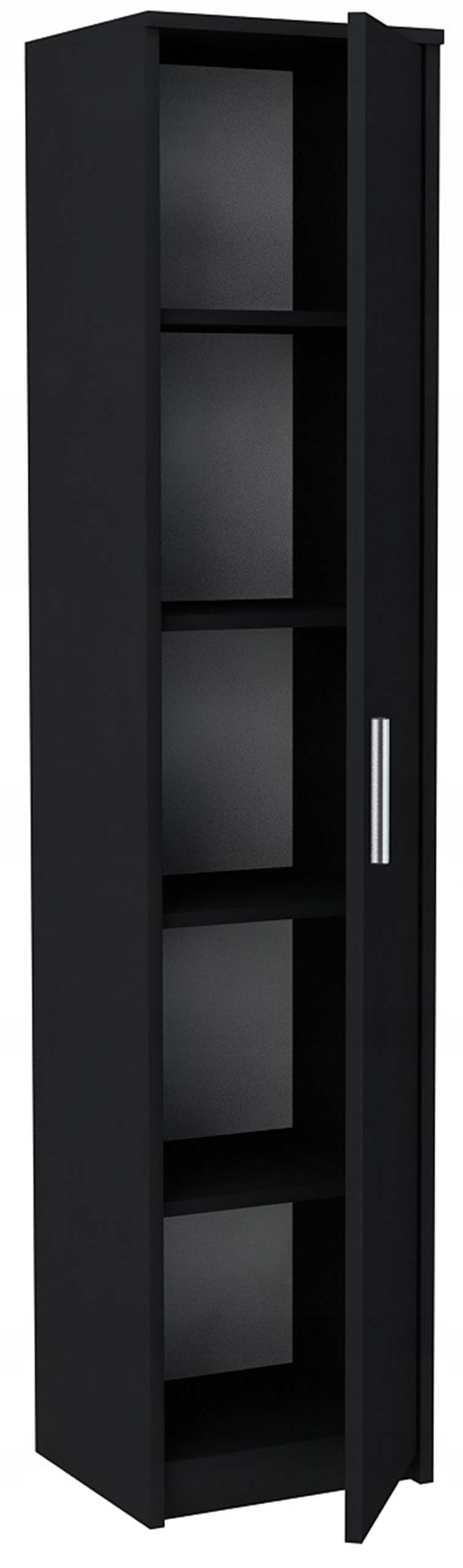 

Regał biurowy zamknięty Bodo R40Z czarny szafa