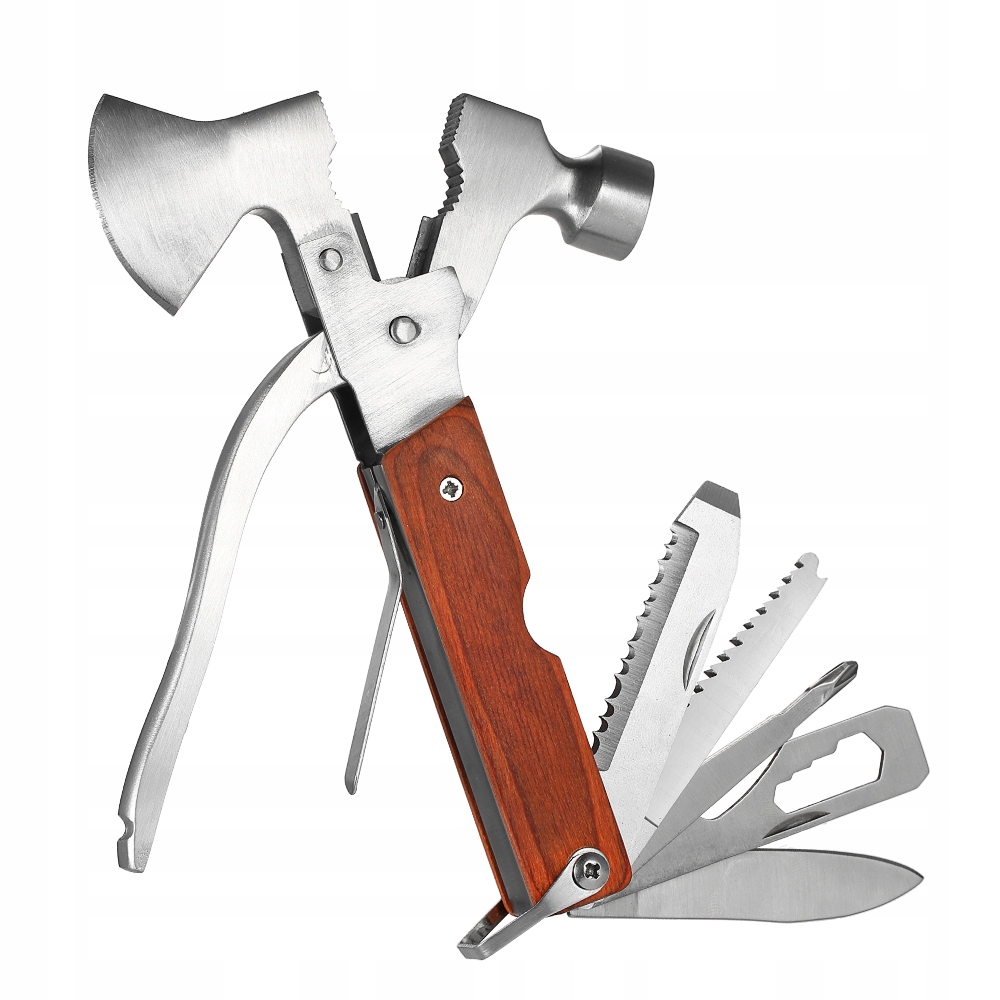 Nóż Multitool Scyzoryk Młotek Siekiera Piła MUL2