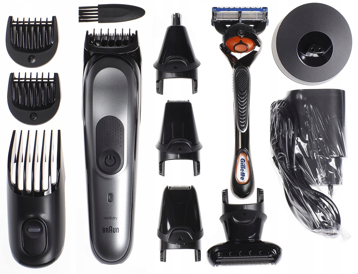

Trymer Braun Do Brody Włosów Golarka MGK7221 10w1