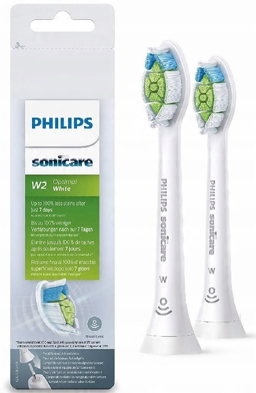 

Końcówki Philips Sonicare Diamond Optimal White W2