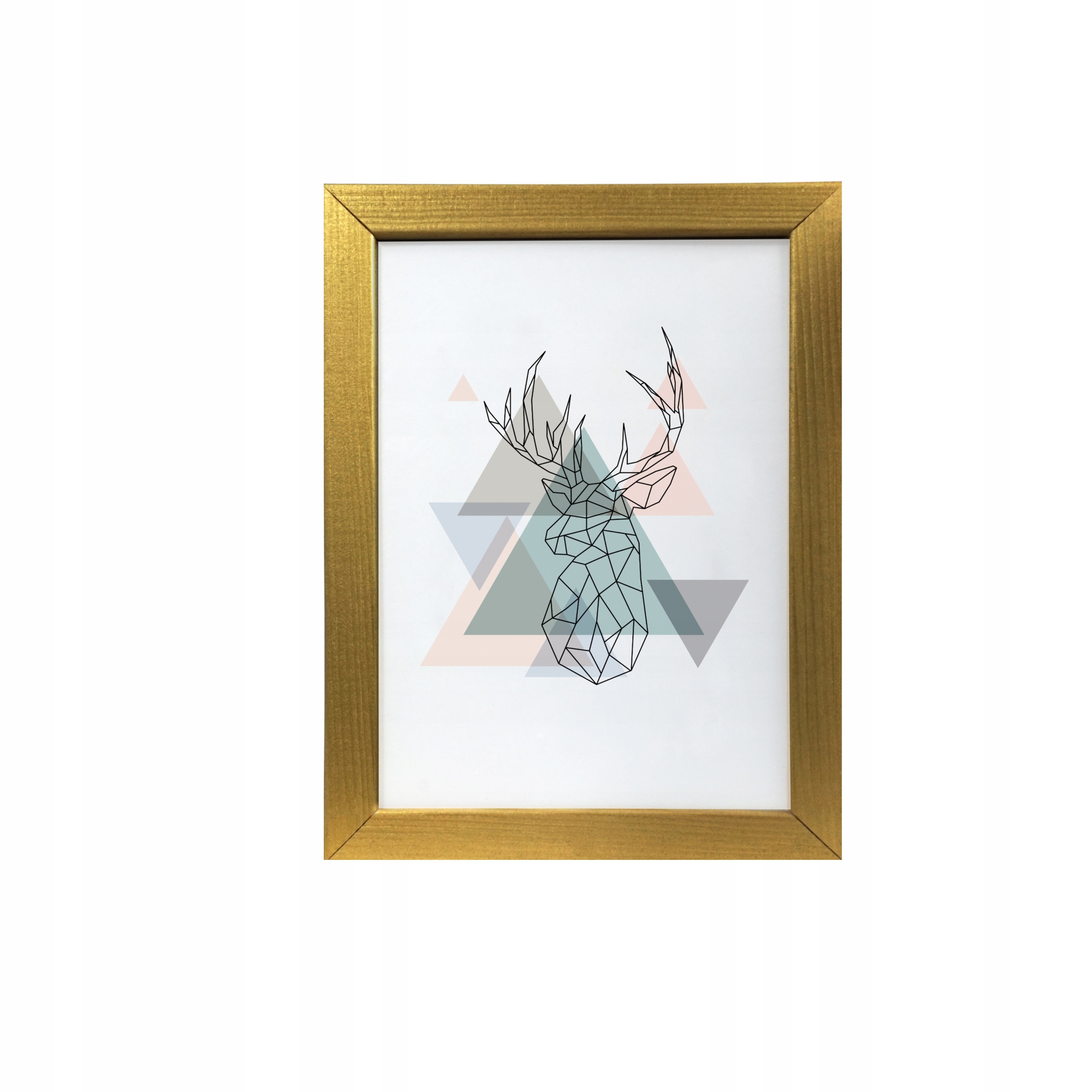 

Foto ramka na zdjęcie Sosna Drewno 20x28 Złota
