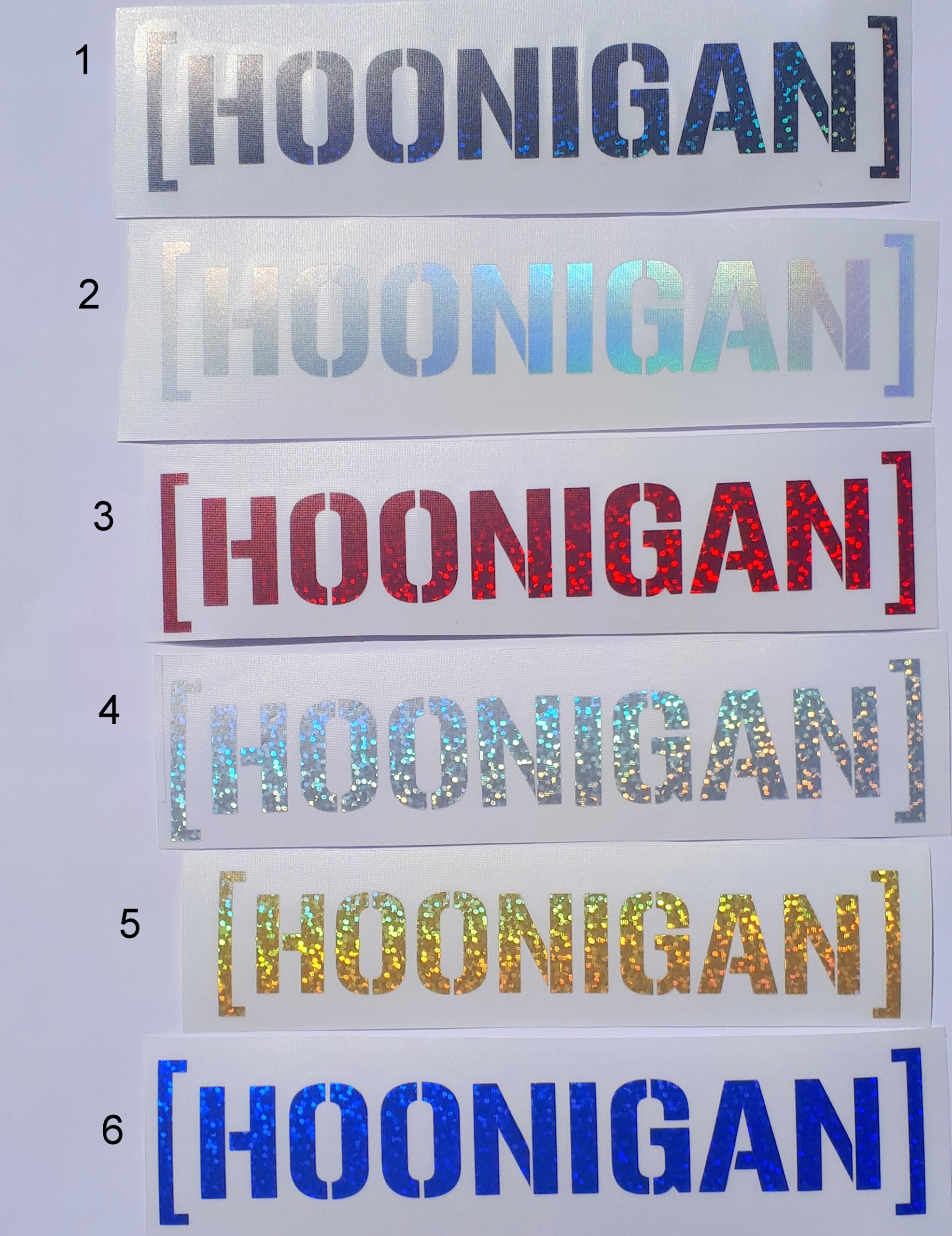 

Honigan naklejka hologram ,