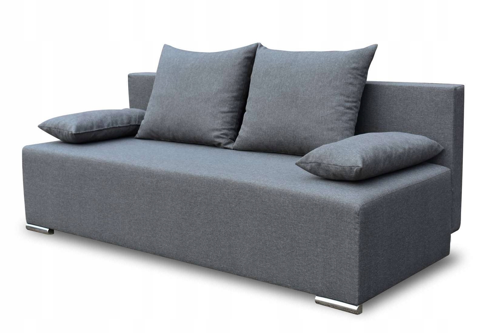

Sofa rozkładana sprężyny bonell Komfort Grafit