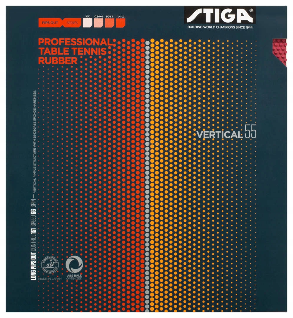 Obklad Stiga Vertical 55, 1,4 1,7 mm, červený