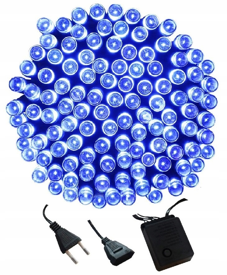 

Lampki Choinkowe 200 Led Zewnętrzne Gruby Kabel
