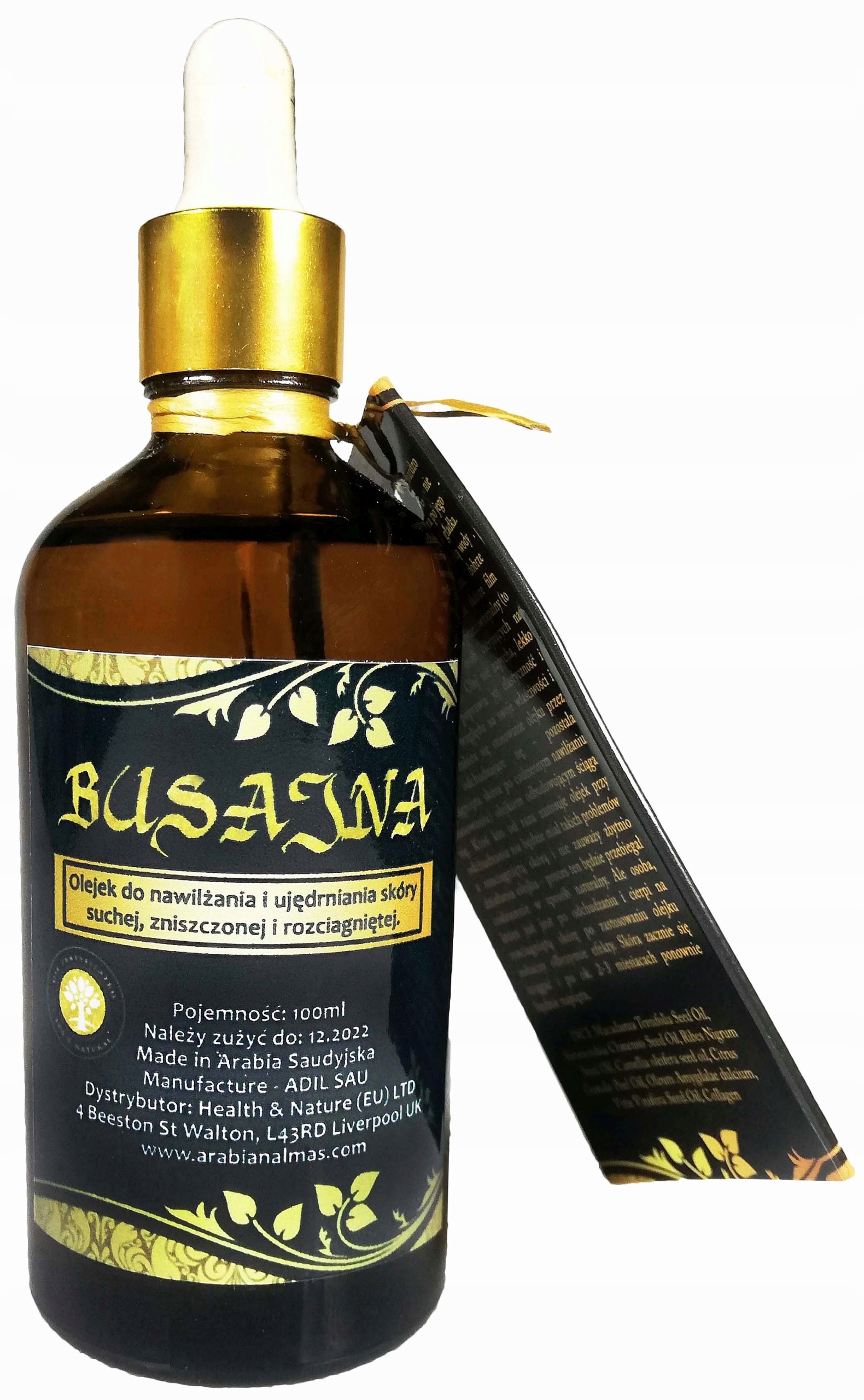 

Olejek Busajna - Ujędrnienie Nawilżenie Rozstępy