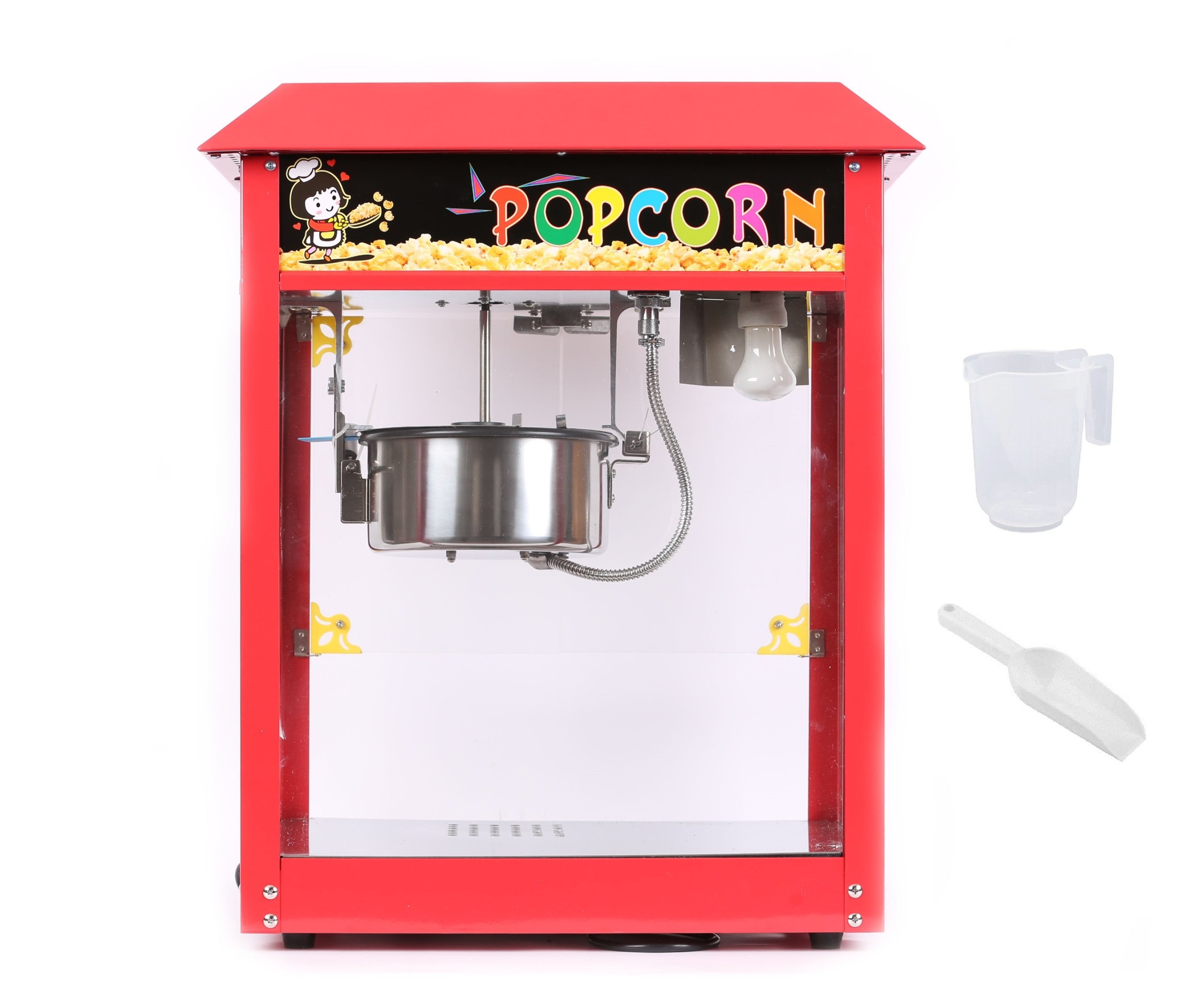 Stroj pre Popcorn 7kg / H + Teflon + Scoop GW24