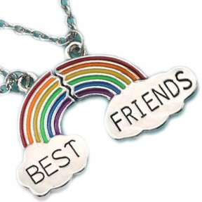 

Naszyjnik wisiorek Przyjaciół Best Friends 2KOLORY