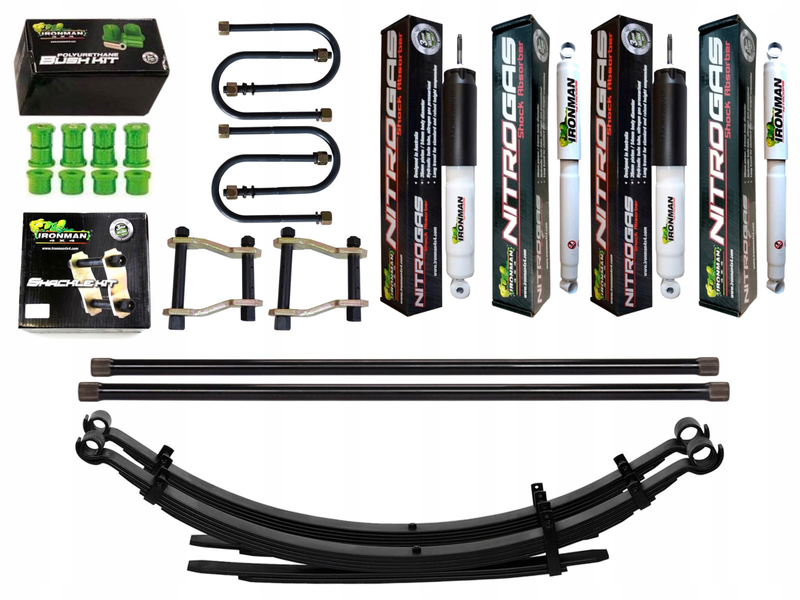 AMORTYZATORY RESORY DRĄŻKI +2 CALE RANGER 06-11