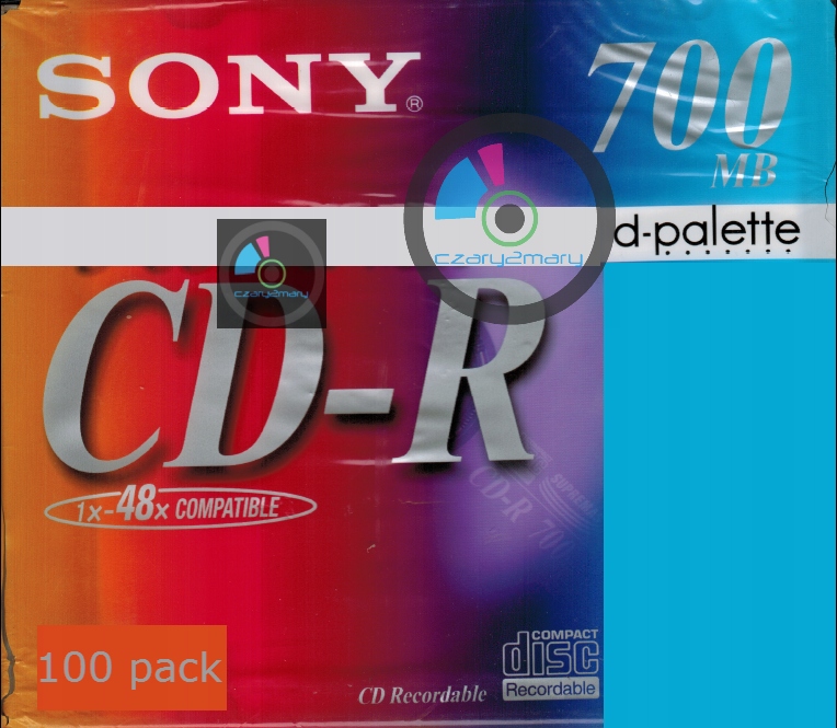 Sony Cd-r x48 Supremas Logo Japan 1szt . koperta CD
