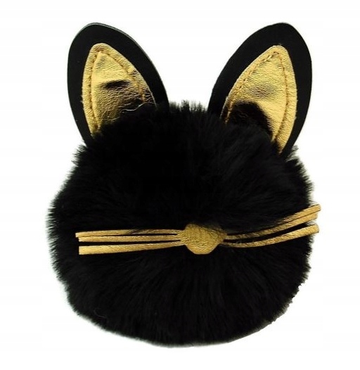 

Ozdoba torebki Breloczek Kotek Pompon Futrzany