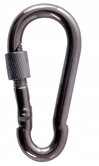 

Karabińczyk do lin z zabezpieczeniem 50 mm hak