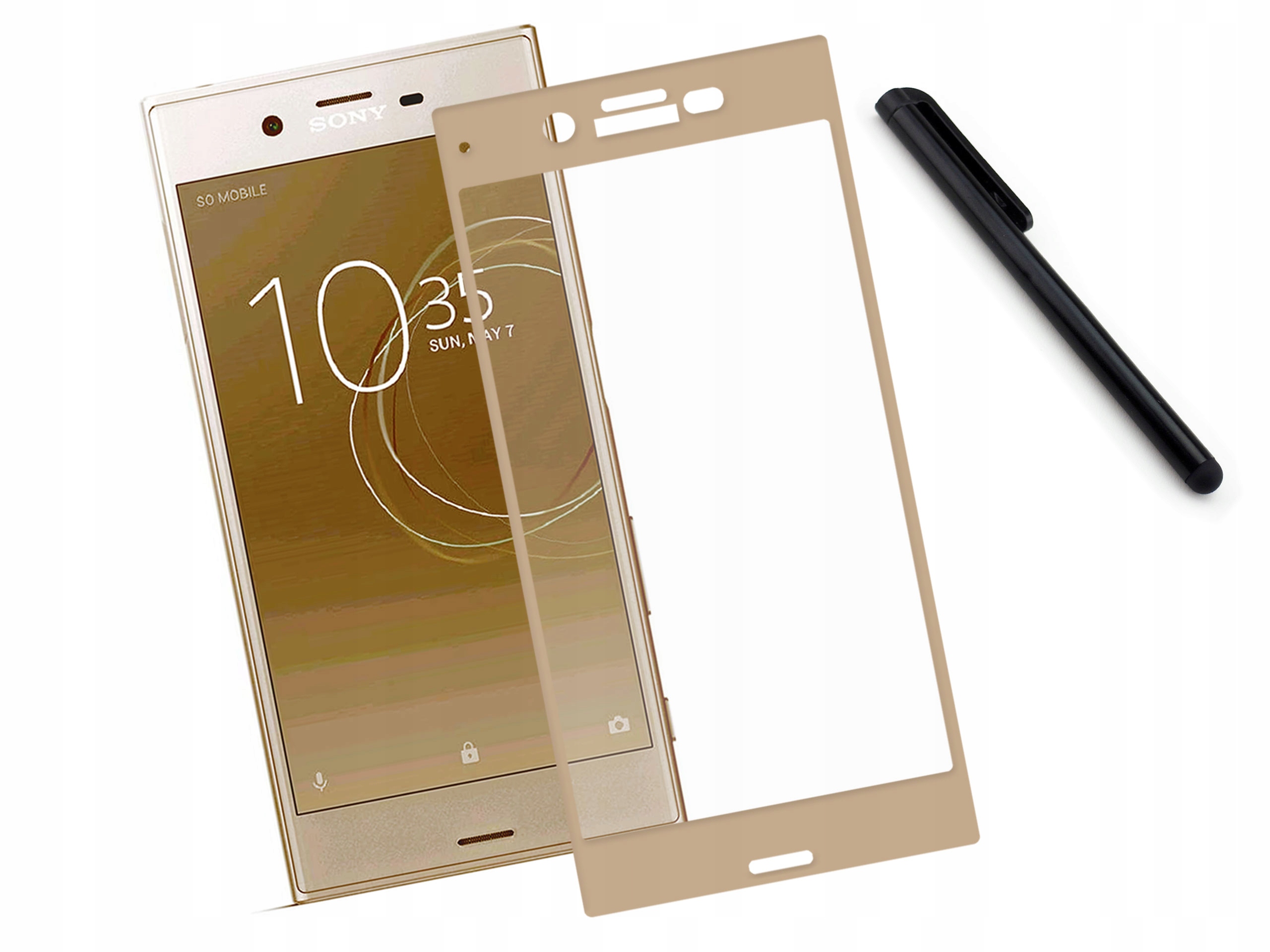 

Szkło hartowane 3D 9H Sony Xperia XZs G8231 Złote