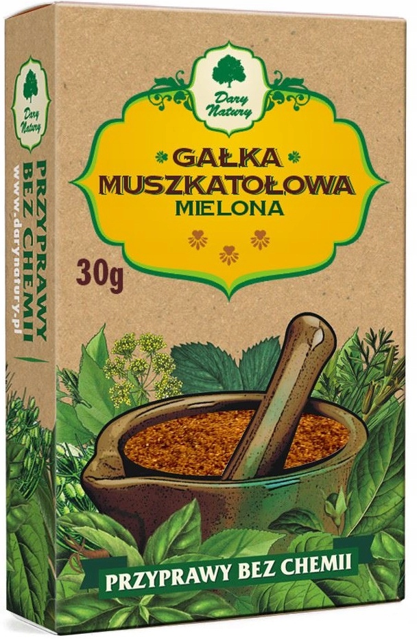 4x Dary Natury Muškátový oříšek mletý 30 g