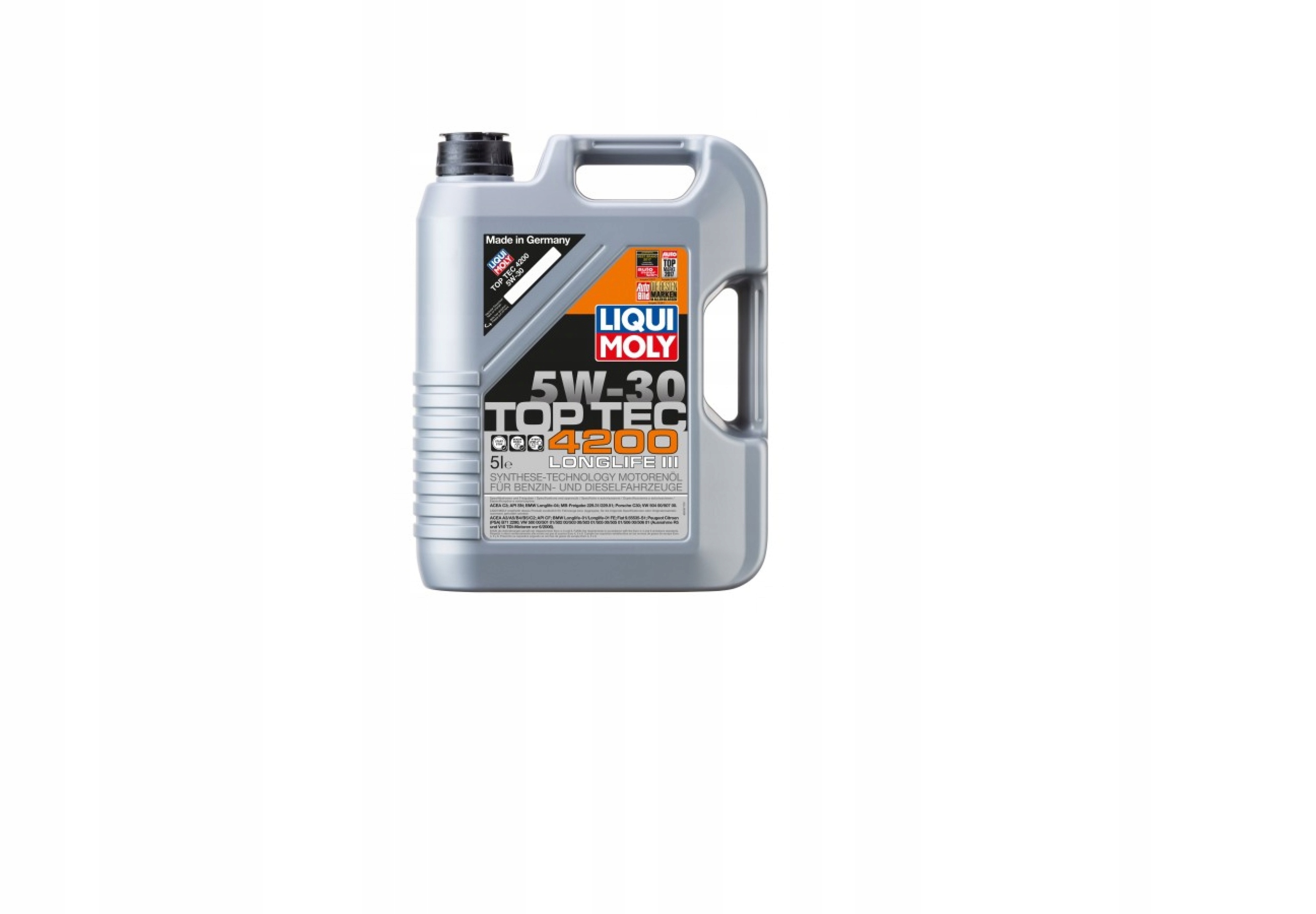 OLEJ LIQUI MOLY 5W-30 TOPTEC 4200 5L