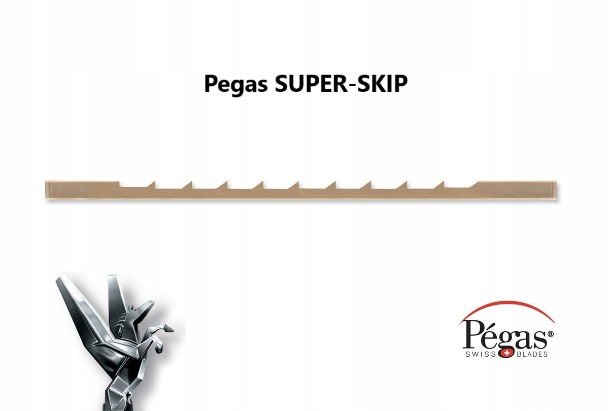 Pegas SUPER-SKIP N0, brzeszczoty włosowe 12szt. Seria SUPER-SKIP