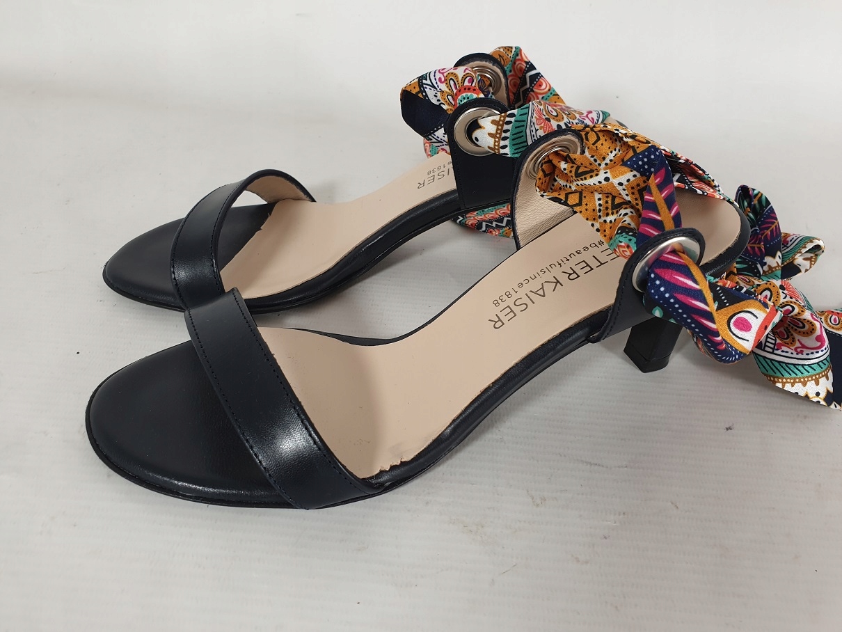 peter kaiser černé sandály Dámské sandály R 36