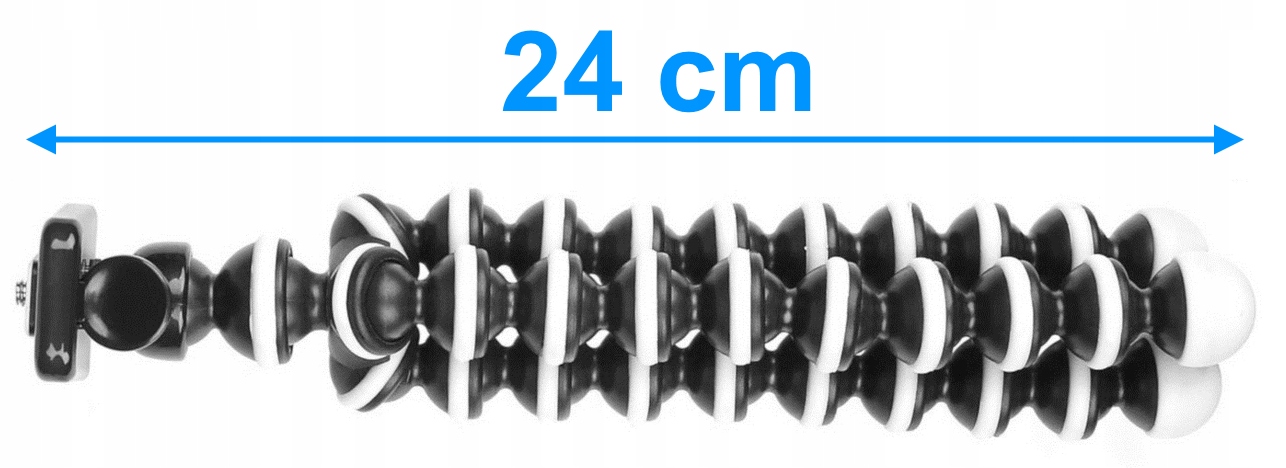 Statyw elastyczny TRIPOD DUŻY do GOPRO Hero 5 6 7 EAN (GTIN) 0683489343013