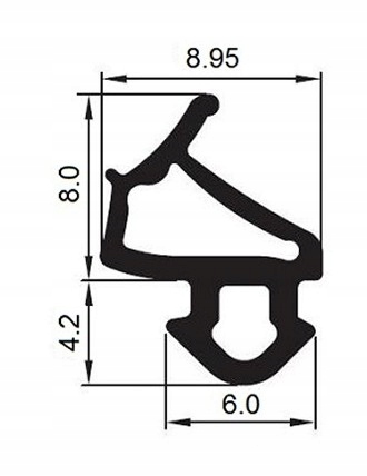 USZCZELKA USZCZELKI OKNA VEKA S-1127 A SZARA 10 mb Marka Stomil