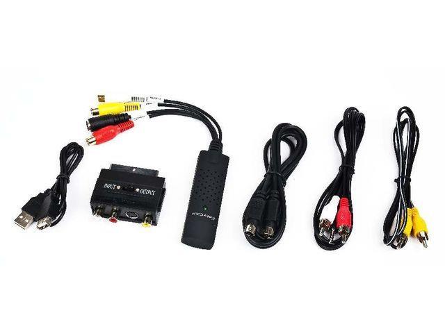 Zestaw Grabber Audio/Video Usb Win7 8 10 kable
