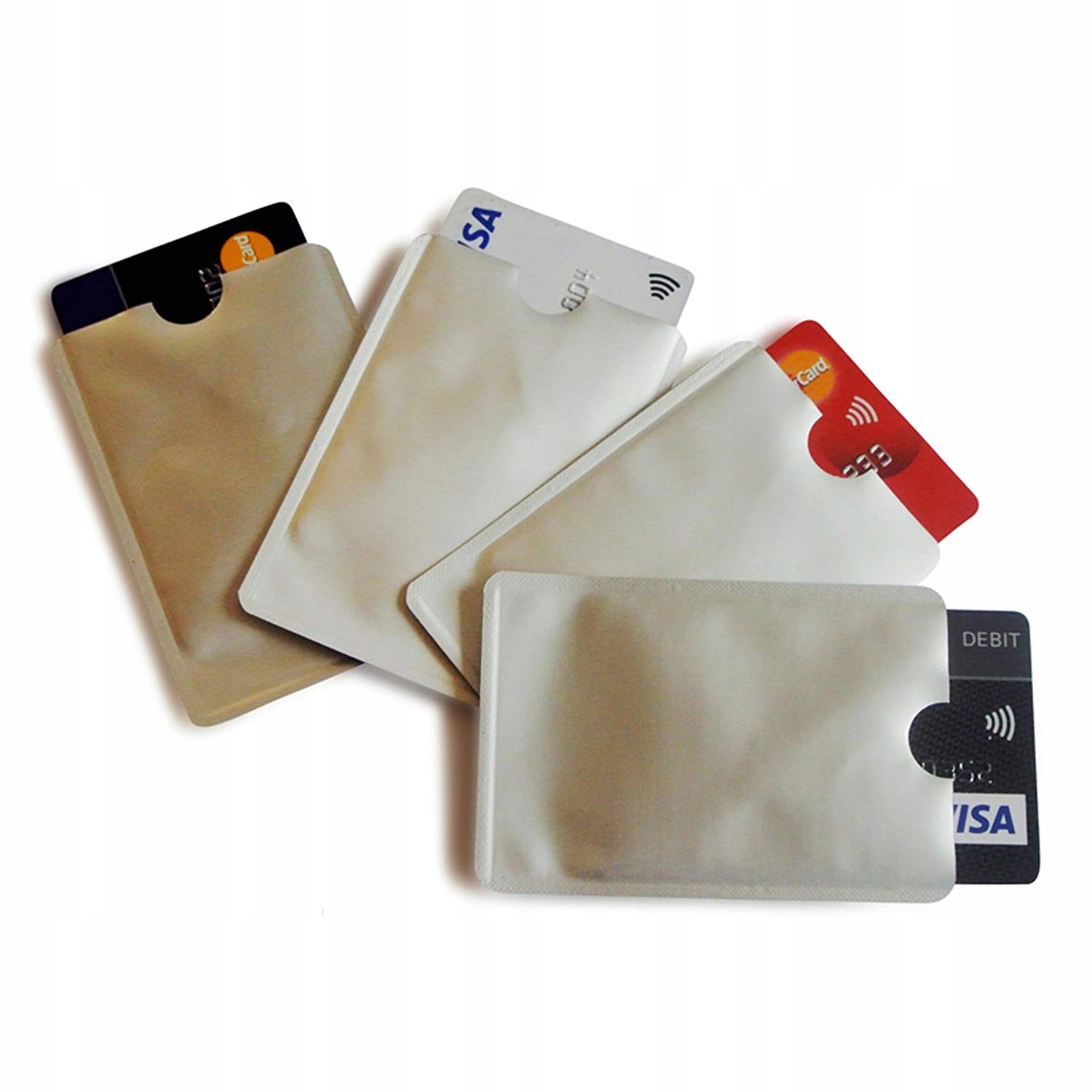 4x ETUI OCHRONNE NA KARTĘ ZBLIŻENIOWĄ RFID ANTI SCAN