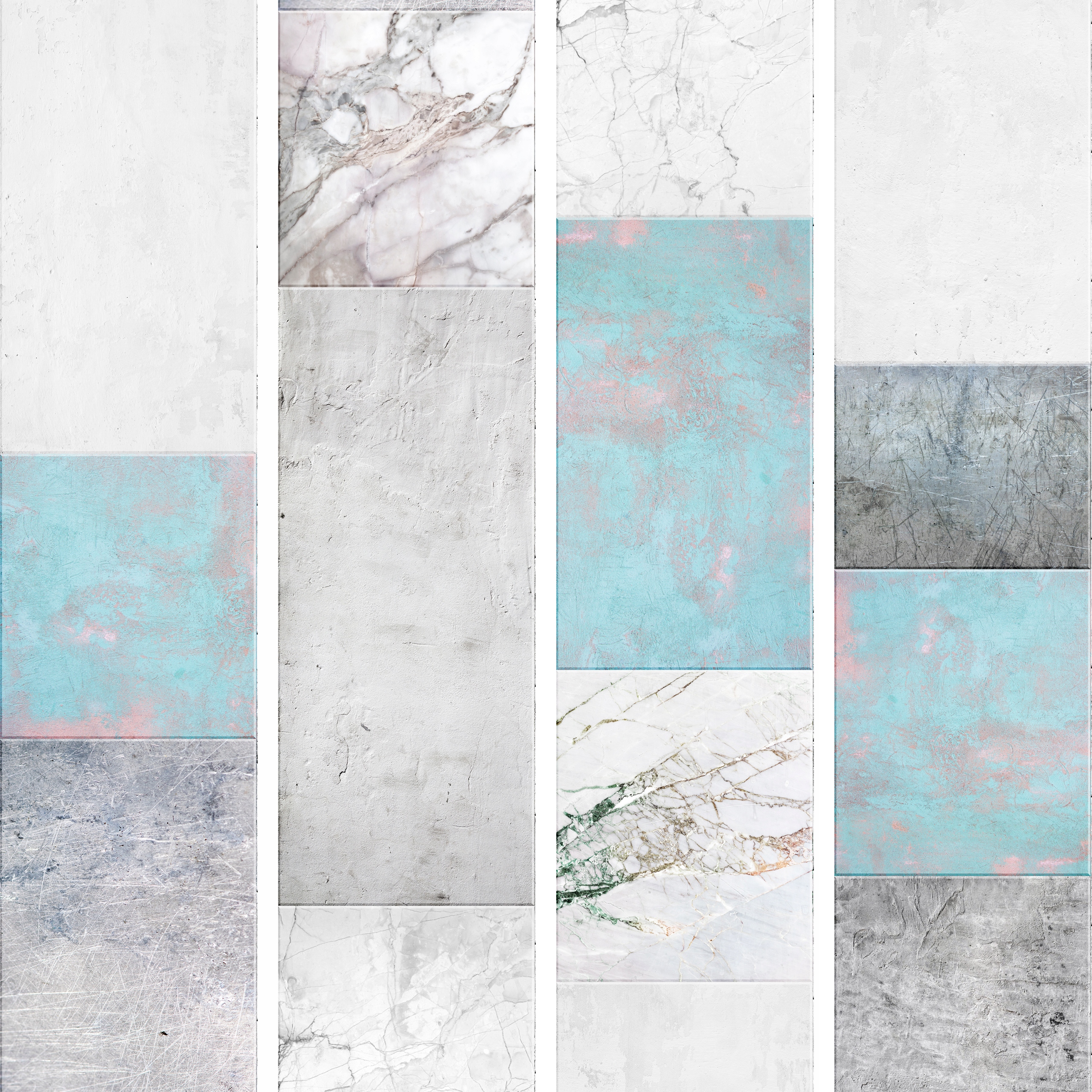 TAPETA ROLKA NIEBIESKIE KAFLE 0,5x10m f-A-0706-j-a