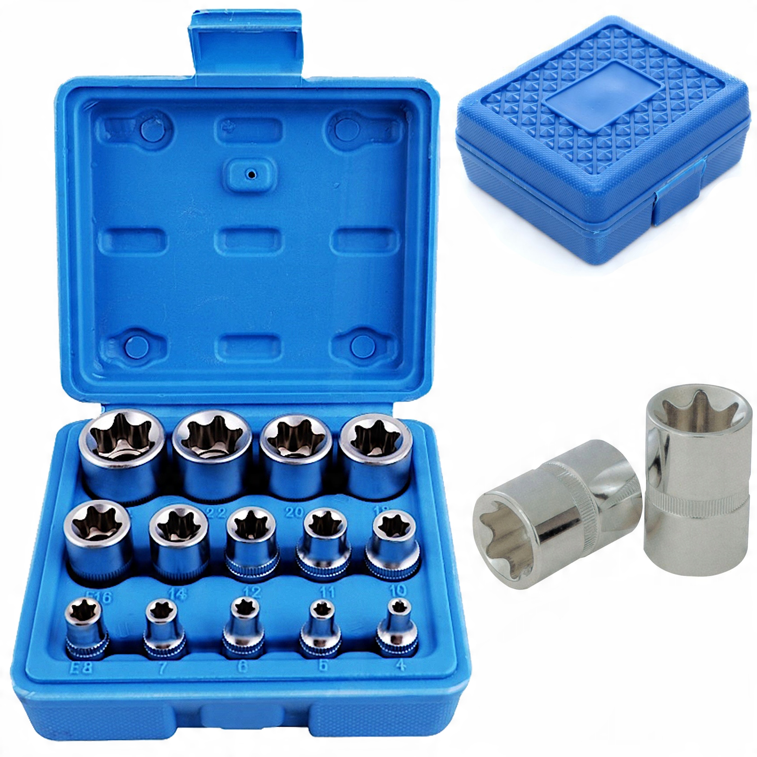 

Zestaw Nasadek Torx Wewnetrzny E4 E24 14SZT Torxy