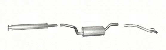 Глушники в зборі Ford Focus II а / м1,6+1,8+2,0 hb