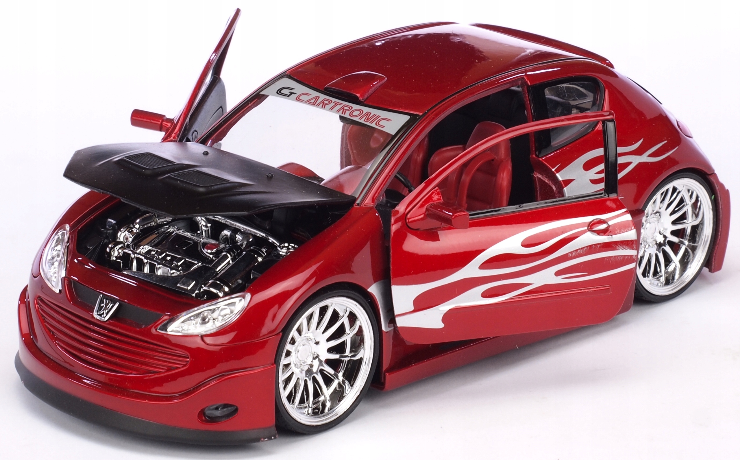 

Metalowe Auto Peugeot 206 Tuning 17,5 cm Welly