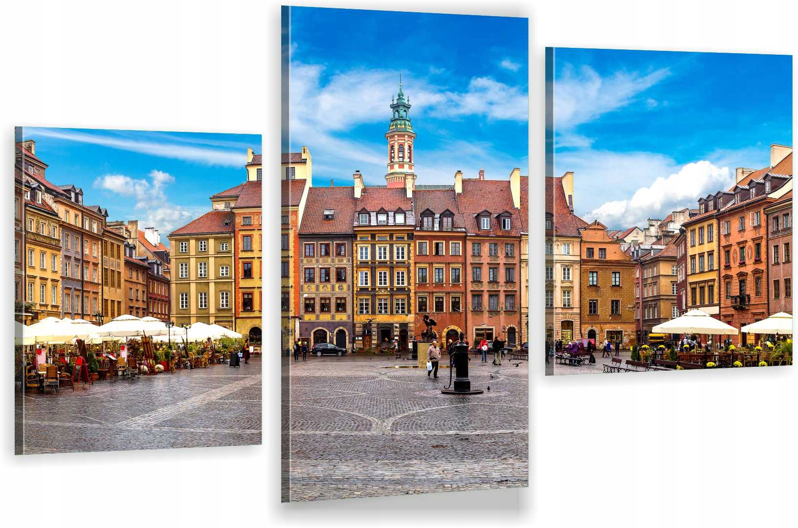 

Tryptyki Obraz Na Ścianę Warszawa Stare Miasto