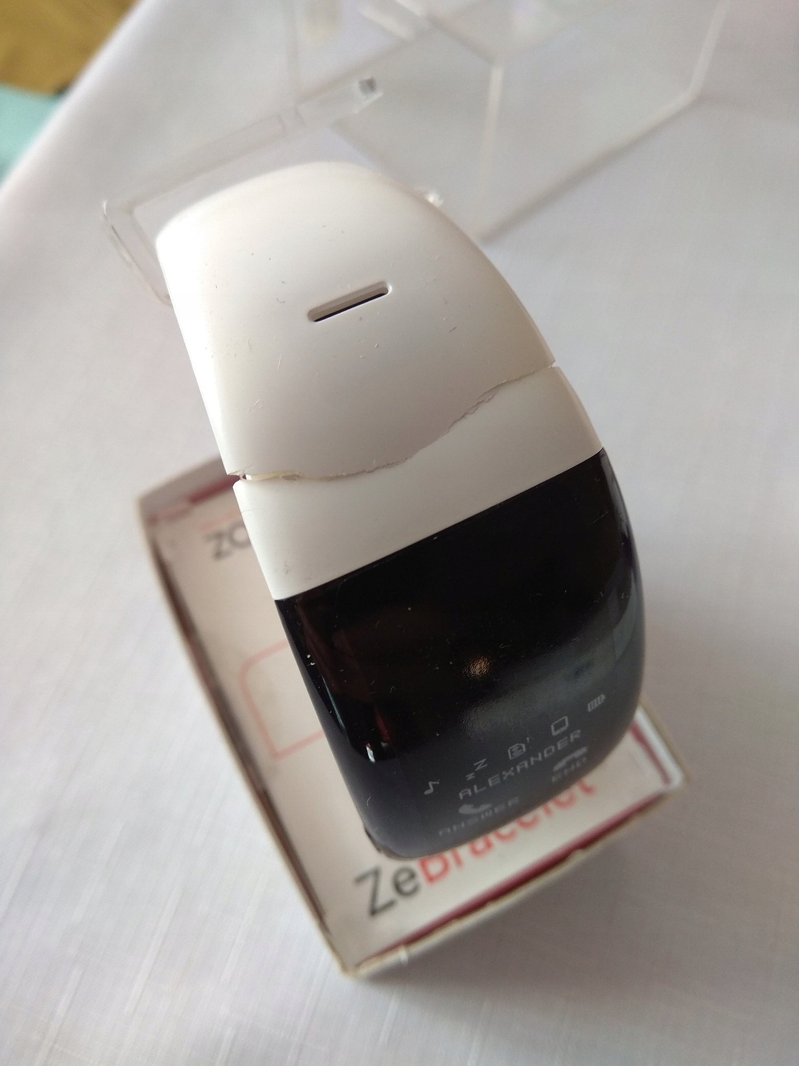 Mykronoz ZeBRACELET2 SMARTWATCH biały ZEGAREK Komunikacja Bluetooth