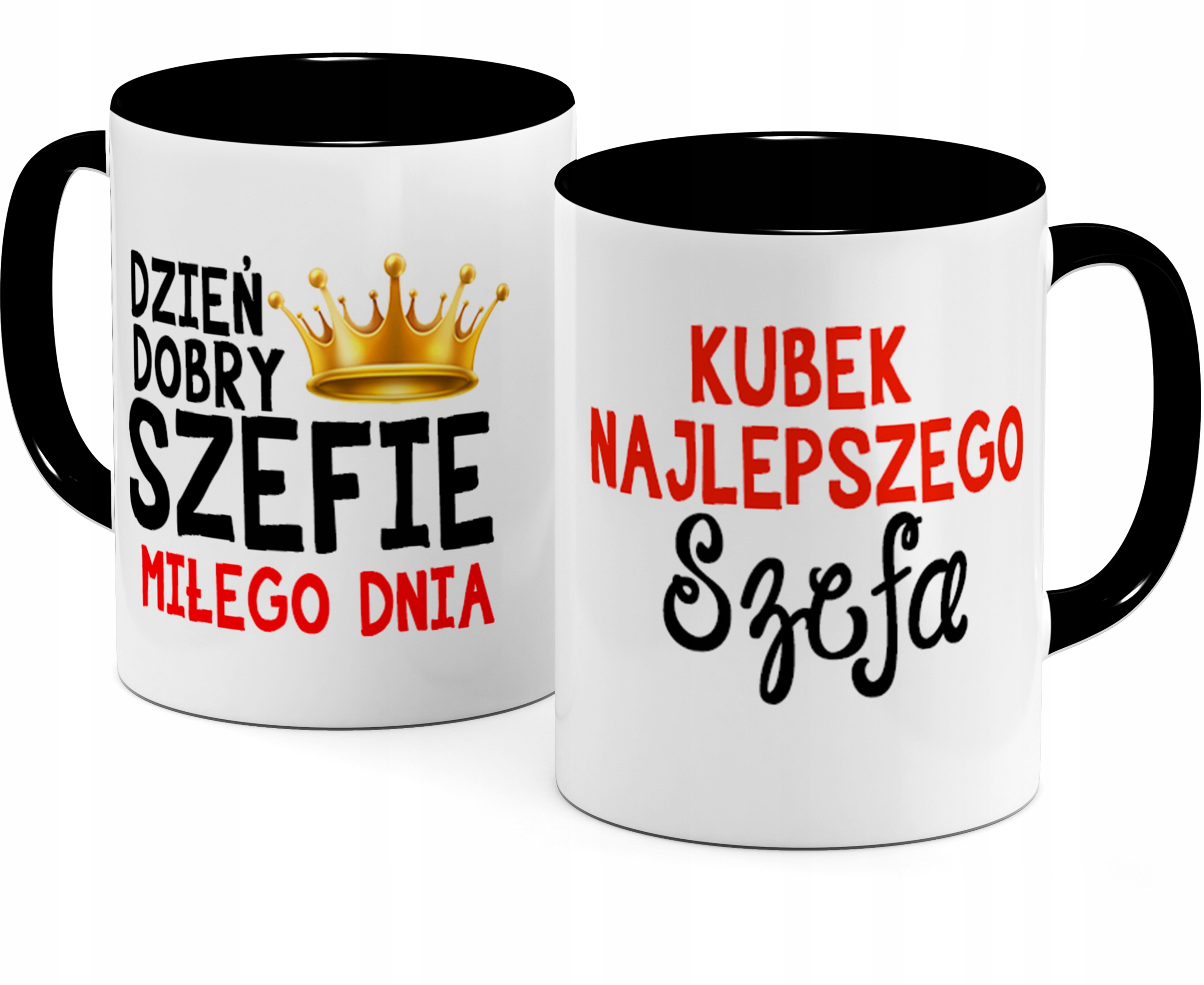 

Kolorowy Kubek Szefa Szefowej Kierowniczki + Imię