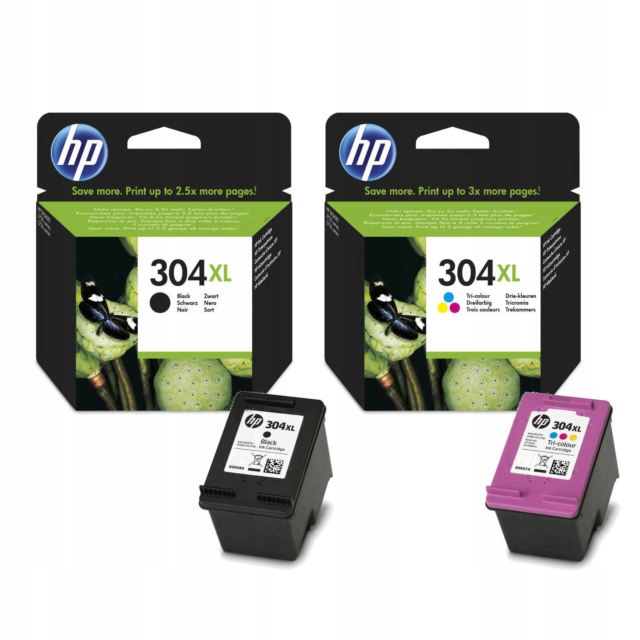 

2x Tusz Hp 304XL Deskjet 2620 2630 3720 3730 2632