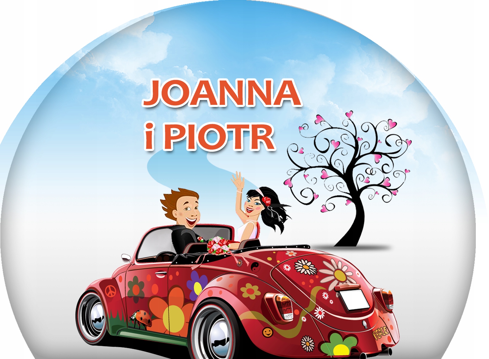 

Przypinki wesele ślub button kotyliony