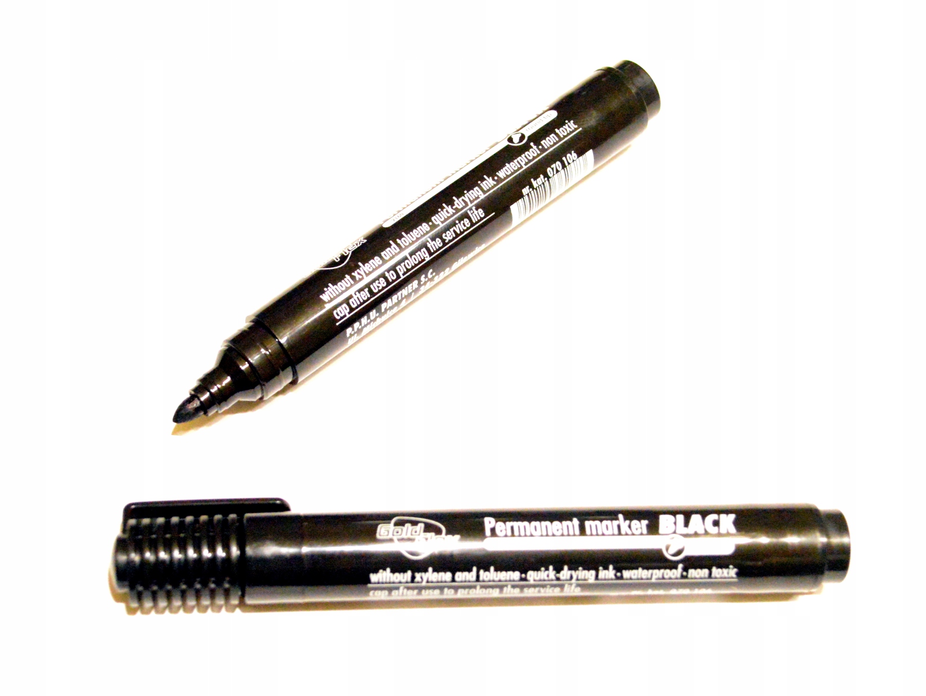 PISAK MARKER PERMANENTNY OKRĄGŁY CZARNY