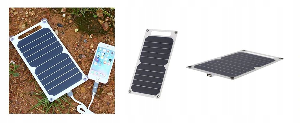 Ładowarka słoneczna telefonu smartfon panel PV USB Złącza USB