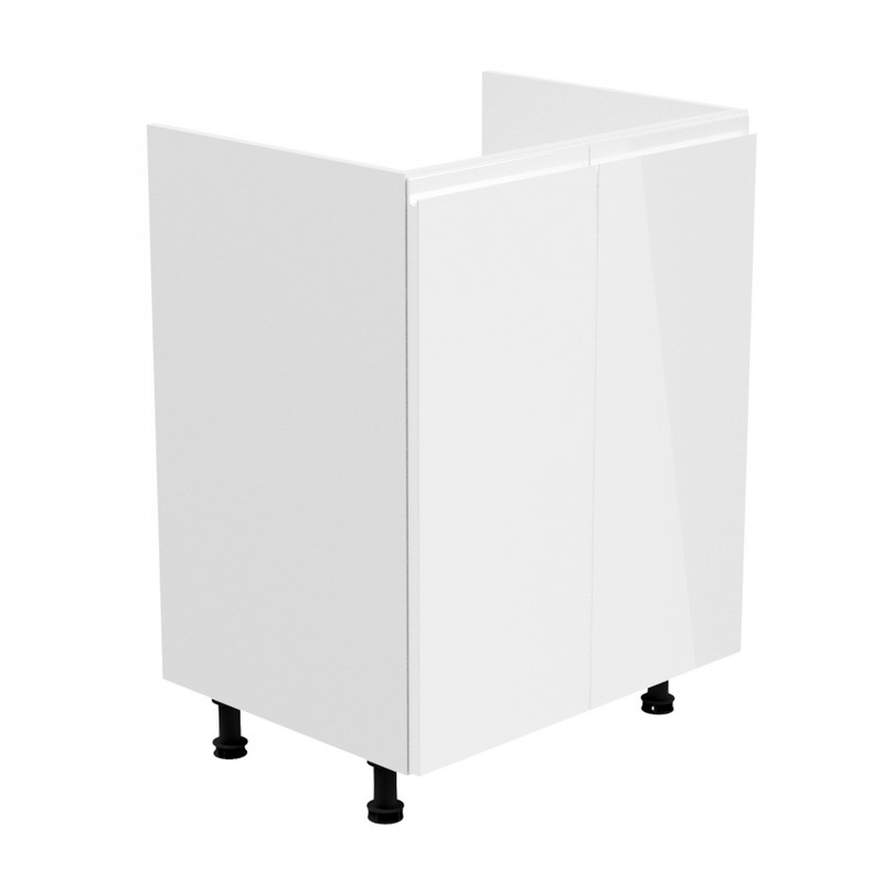

Szafka pod zlew Aspen D60Z: biały połysk. Gała