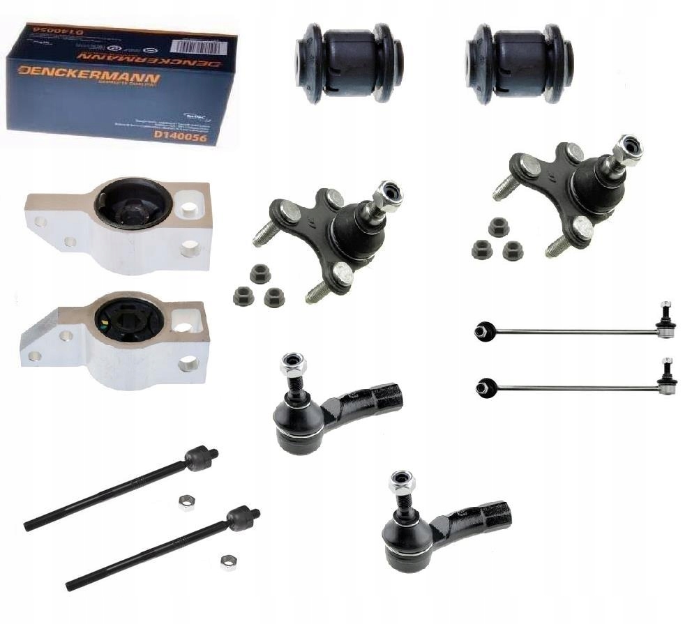 Pouzdro Rameno Čep Vw Sharan 2010- Přední 12 Ks