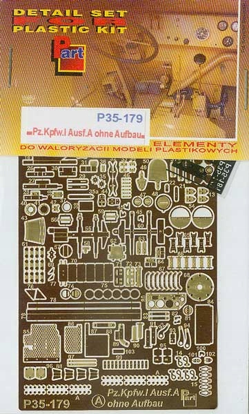 Část P35-179 1/35 Pz.Kpfw.I Ausf.A ohne Aufbau (Tristar)