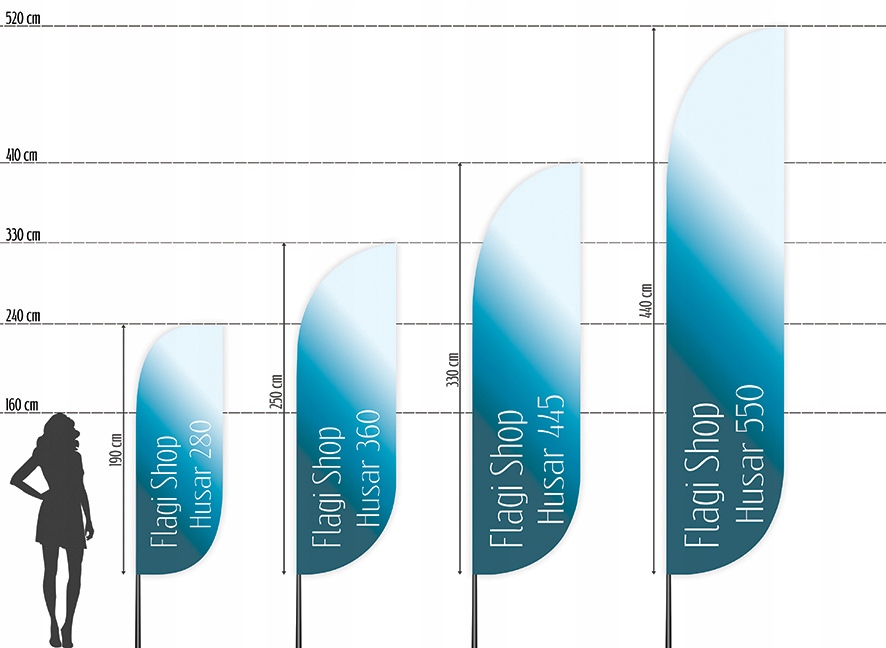 Winder Husar 350 flaga reklamowa PIZZERIA -Twój napis nazwa pizza #6 EAN (GTIN) 5903896192383