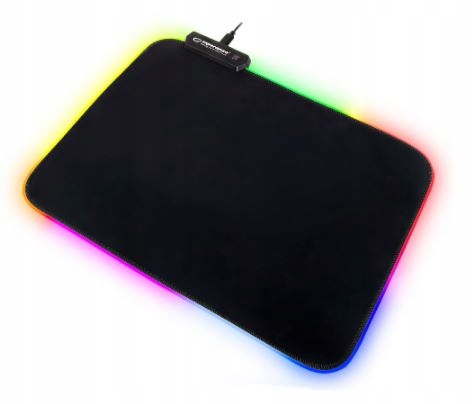 PODŚWIETLANA PODKŁADKA GAMING POD MYSZKE RGB LED