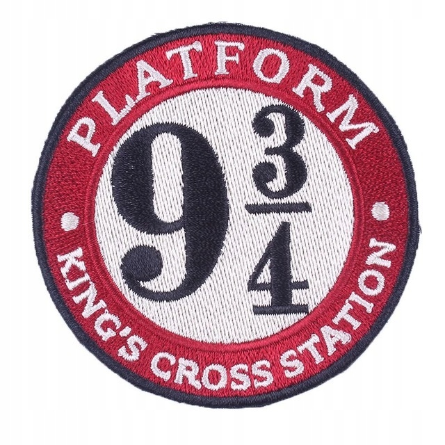 

Naszywka Harry Potter Platform 9 3/4 Naprasowanka