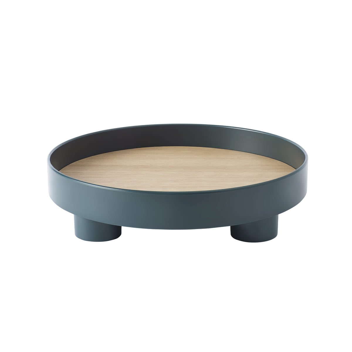Muuto Platform Podnos Okrúhly 30 cm Tmavozelený