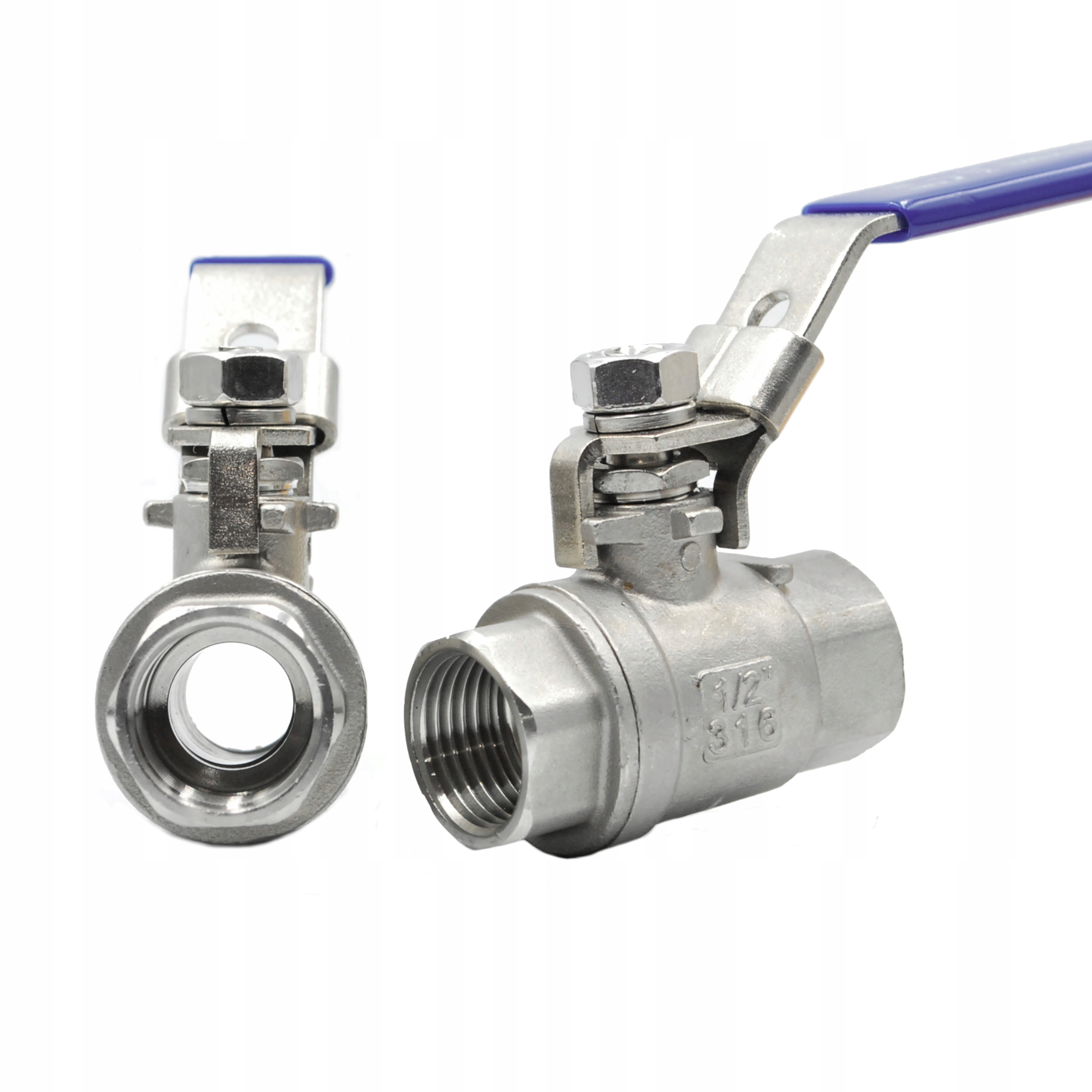 

Zawór Nierdzewny Kulowy Dwuczęściowy 1/4"