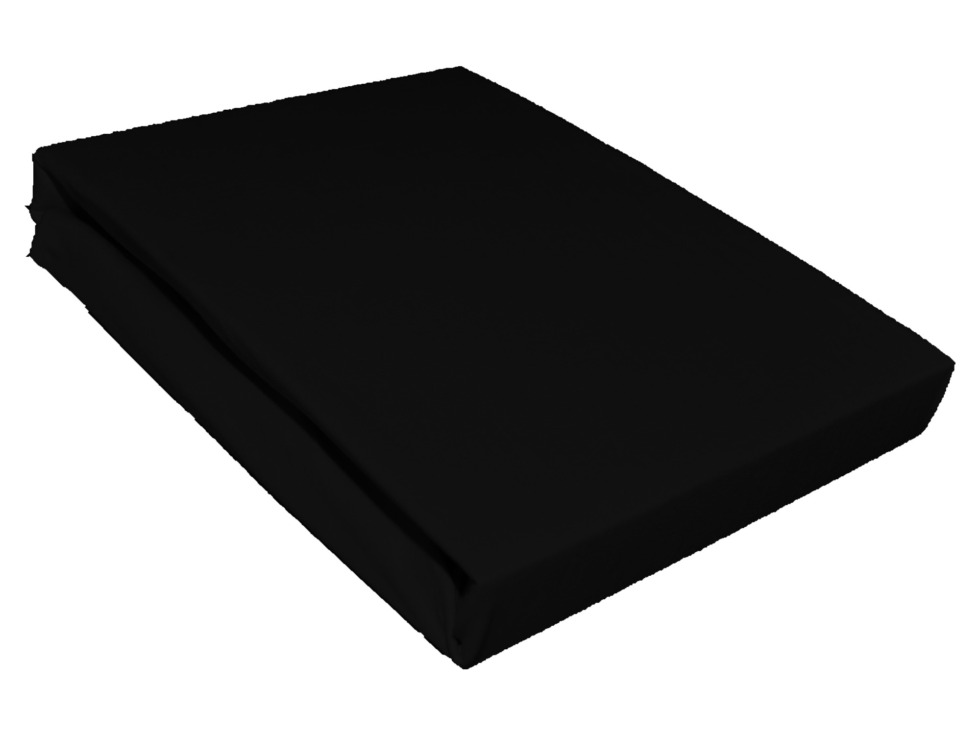

Prześcieradło jersey 160x200 bawełniane czarne