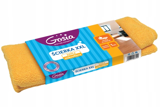 

Ścierka Ściereczka Żółta Mikrofibra XXL Gosia